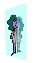 Example of vertical mirror plane.