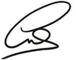 Lewis Hamilton signature