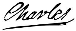 Charles X's signature