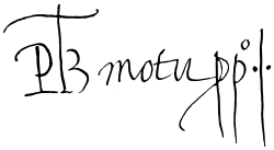 Julius III's signature