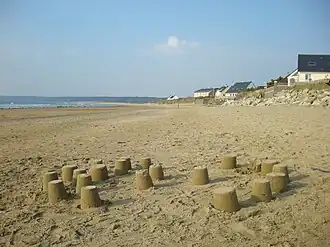 The beach
