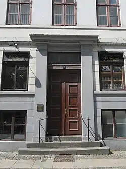The main entrance