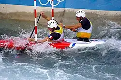 Gauthier Klauss and Matthieu Péché in C-2 semifinal