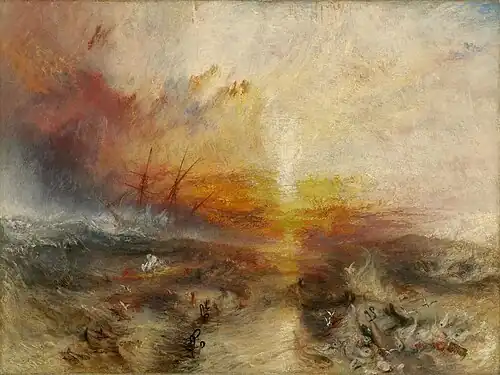 The Slave Ship, 1840, oil on canvas, Museum of Fine Arts, Boston