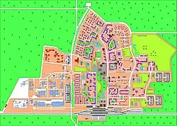 Plan of the city