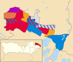 2004 results map