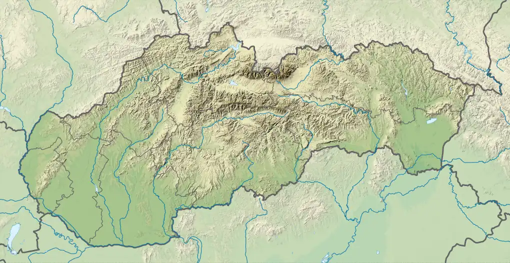 Prievidza is located in Slovakia
