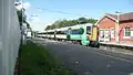 Train 377 141 in the station.