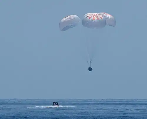 Landing of SpaceX Demo-2, 2 August 2020
