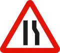 P-17a Road narrows on the right