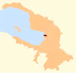 Ostrov Dekabristov Municipal Okrug on the 2006 map of St. Petersburg