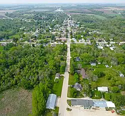 The Turkey River runs through town