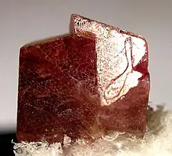Image 15Contact twins, as seen in spinel (from Mineral)