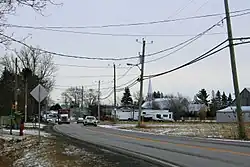 Rue Principale in Saint-Mathieu
