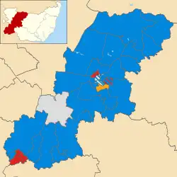 2003 results map