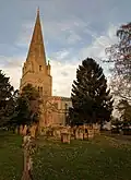 Exterior and churchyard