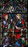 Nave west window (Annunciation)