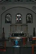 St Peter's Walworth, interior looking east, 1822–23