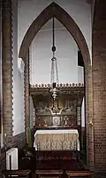 Side chapel dedicated to St Thomas