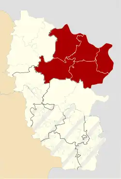 Location of Starobilskyi Raion