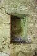 The niche near the apse