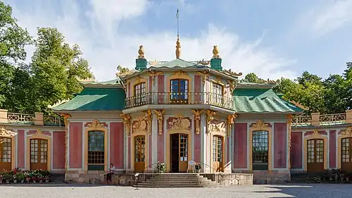 Chinoiserie – Chinese Pavilion (Ekerö Municipality, Sweden), 1763–1769, by Carl Fredrik Adelcrantz[42]
