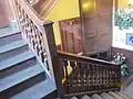 Stonebow, Lincoln. Early 18th century staircase leading to the Council Chamber