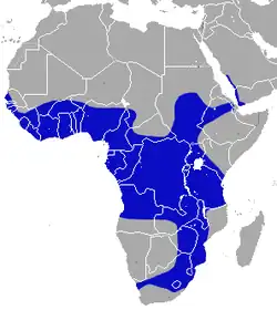 Map of range