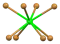 Square antiprismatic coordination geometry of strontium number 2