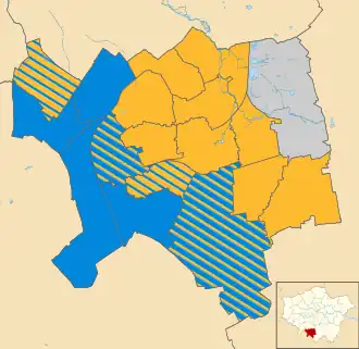 Sutton 2018 results map