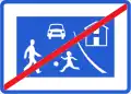 A4 End of home zone