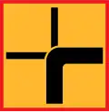 Direction of priority road at intersection shape