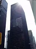 Three of the Toronto-Dominion Centre's five towers, (left to right) the Ernst & Young Tower, the Toronto-Dominion Bank Tower, and the Royal Trust Tower.