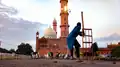 The mosque grounds
