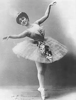 Matylda Krzesińska, in 1909.