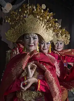 Kebagh dance from Pagar Alam, Indonesia