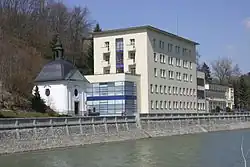 Spa building and hotel