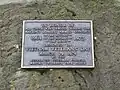 Vietnam Veterans memorial plaque