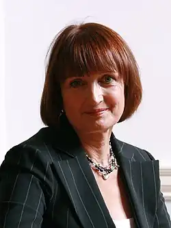 Tessa Jowell, Secretary of State for Culture, Media and Sport and Minister for the Olympics.[142]