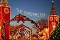 Annual holiday light display on Taunton Green