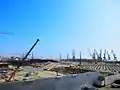 Completion of piling works for The Crescent Hotel on artificial island (18.03.2014)