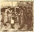 The Public Soup Kitchen, drawing, 1883, Van Gogh Museum, Amsterdam (F1020)