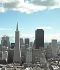 505 Sansome Street (white blgd to the left), Financial District (2013–2023)