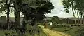 Thomas Corsan Morton - Mother and child on country lane