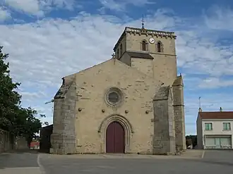 The church in Thorigny