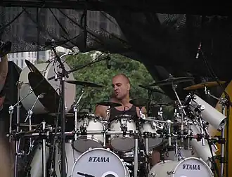 Alexander performing with Primus in 2005