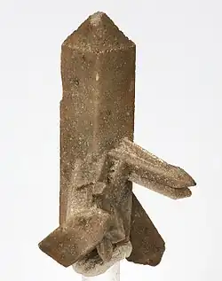 Image 14Topaz has a characteristic orthorhombic elongated crystal shape. (from Mineral)