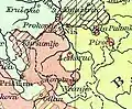 Ethnic composition of Toplica/Morava regions with post-1878 borders by the Andrees Allgemeiner Handatlas (1881)