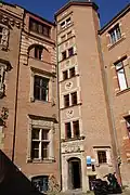 Large stair-tower.
