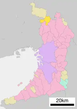 Location of Toyono